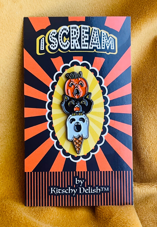 I Scream Enamel Pin
