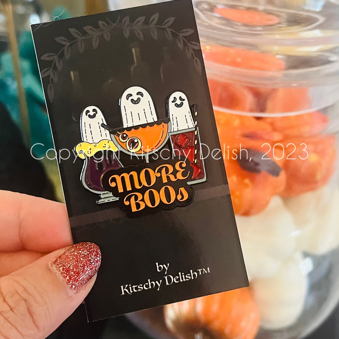 More BOOs Enamel Pin