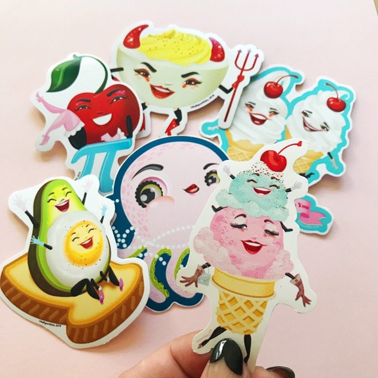 Cherry Pi vinyl sticker!
