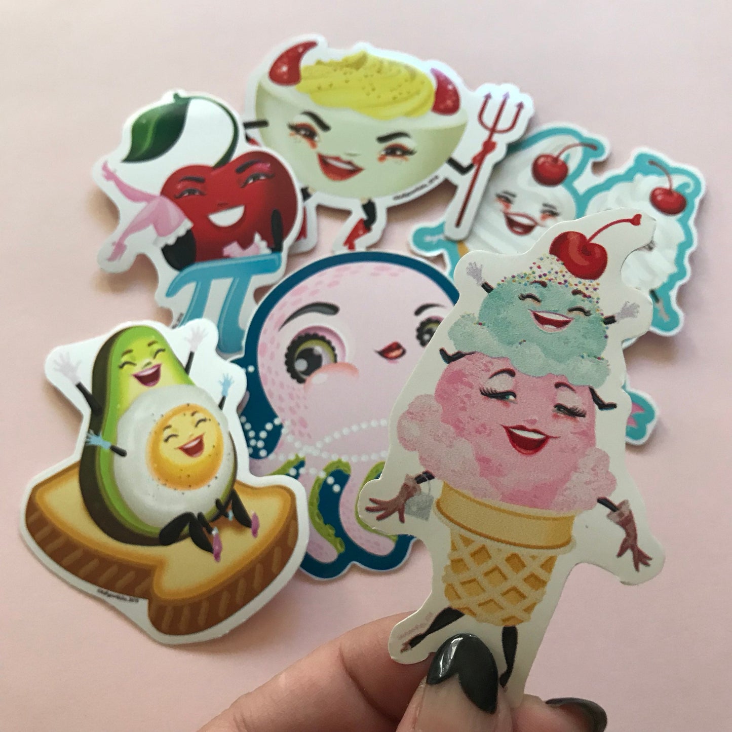 Scooped! vinyl sticker