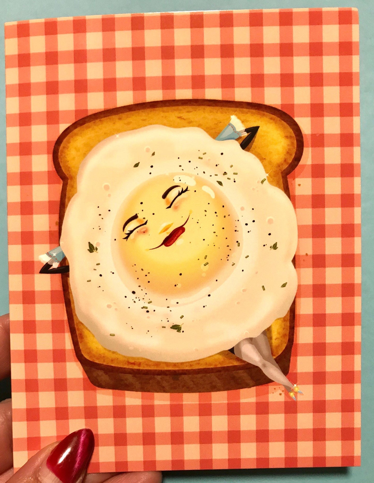 Easy Like Sunday Morning greeting card