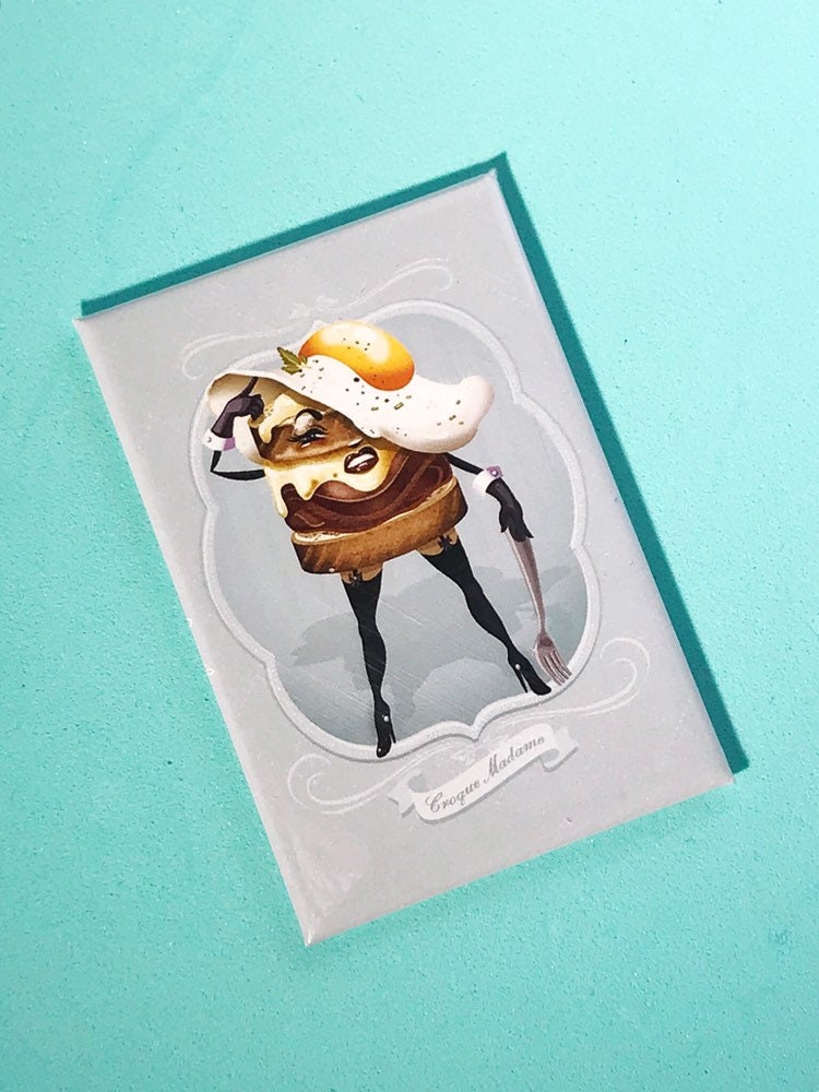 Croque Madame 2x3" Refrigerator magnet