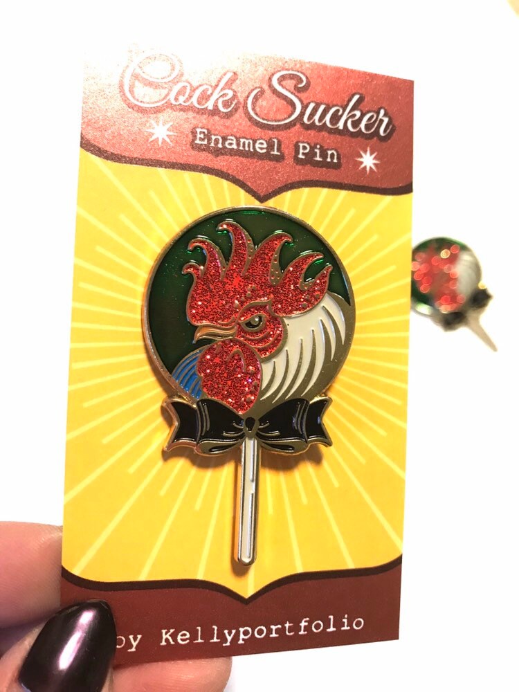 Cock Sucker Soft enamel pin