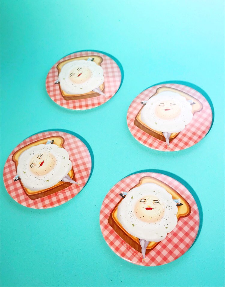 3" Magnet, Sunny Side Up!