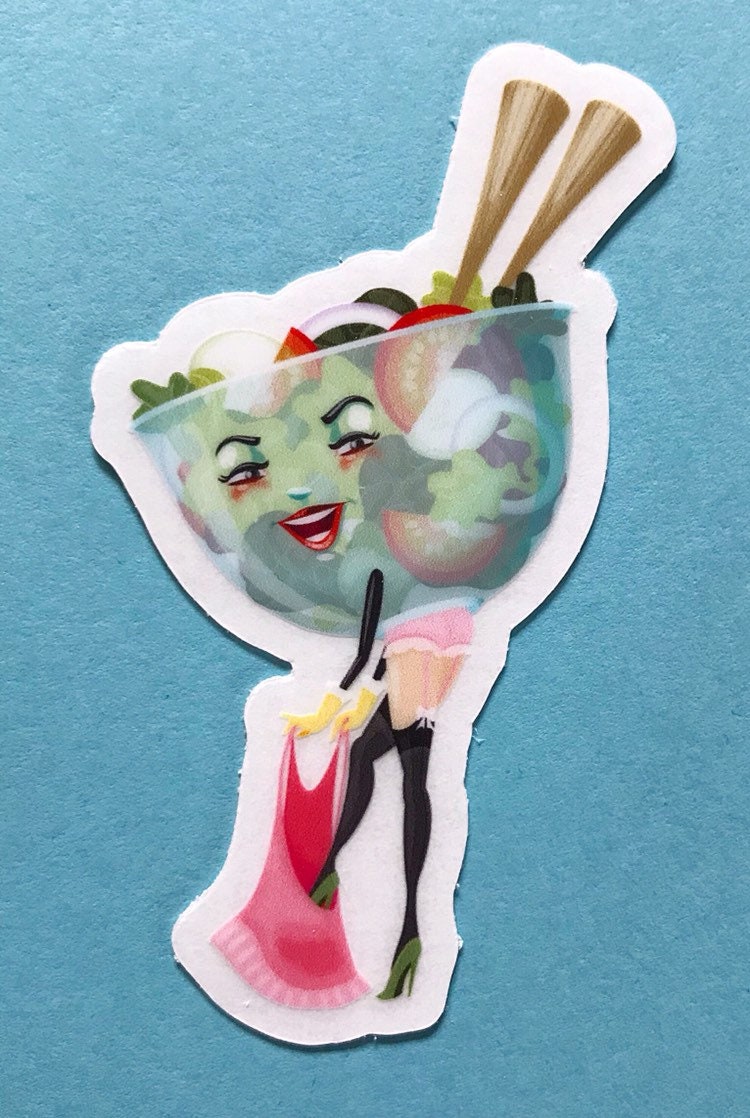 Salad Dressing, 2.75" vinyl sticker