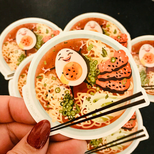 Ramen Sticker! 3x3 vinyl