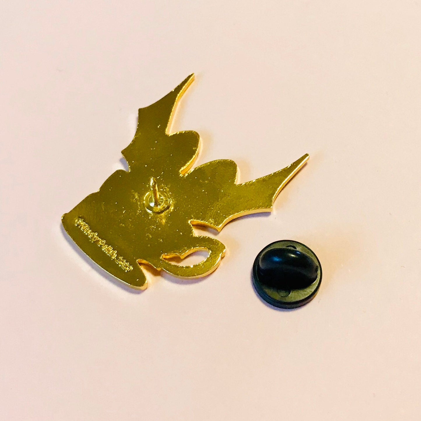Bat + Tea soft enamel pin!