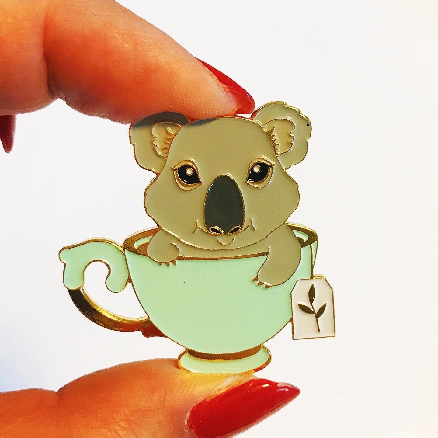 KoalaTea, soft enamel pin