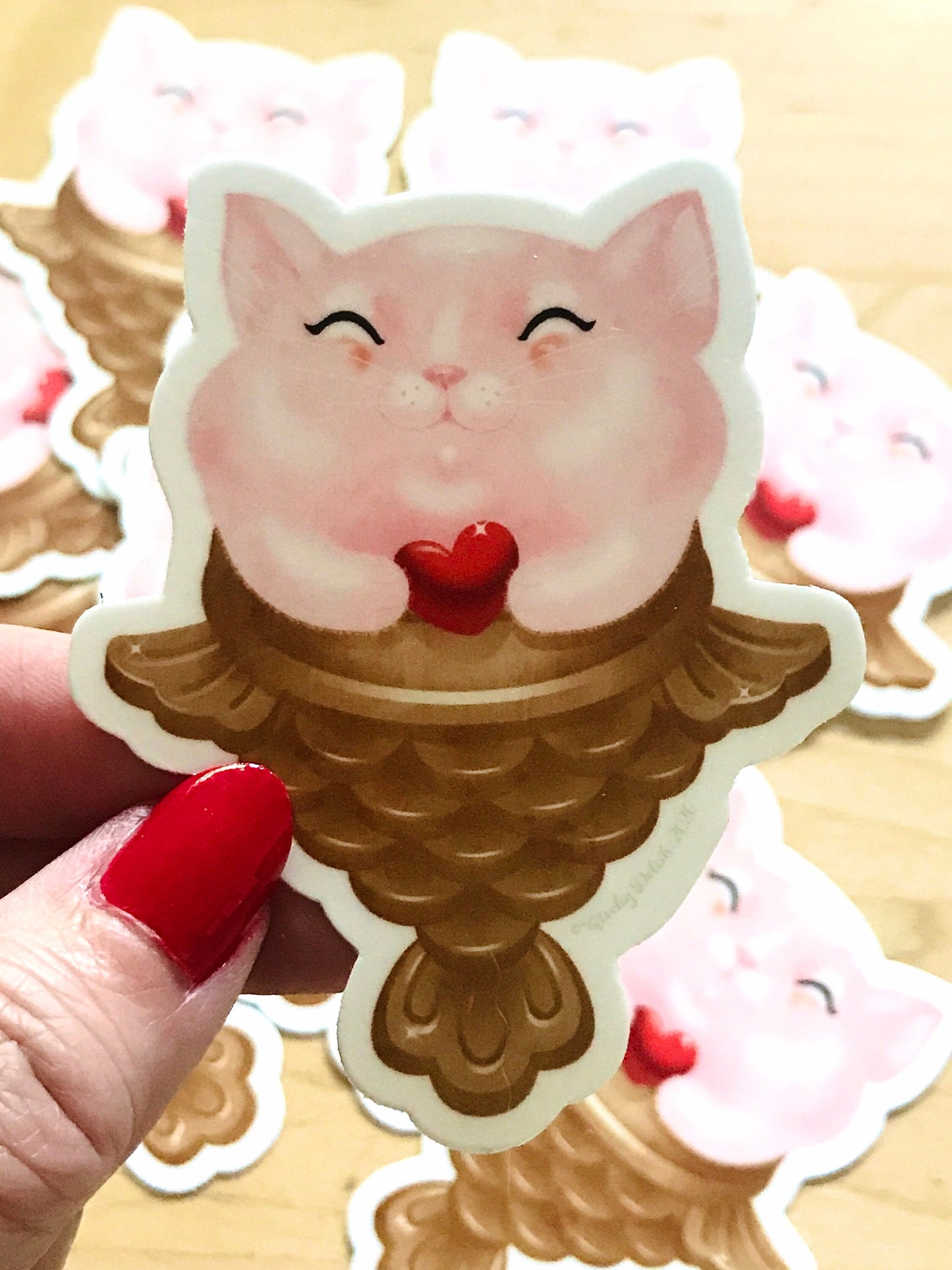 Purrmaid vinyl sticker
