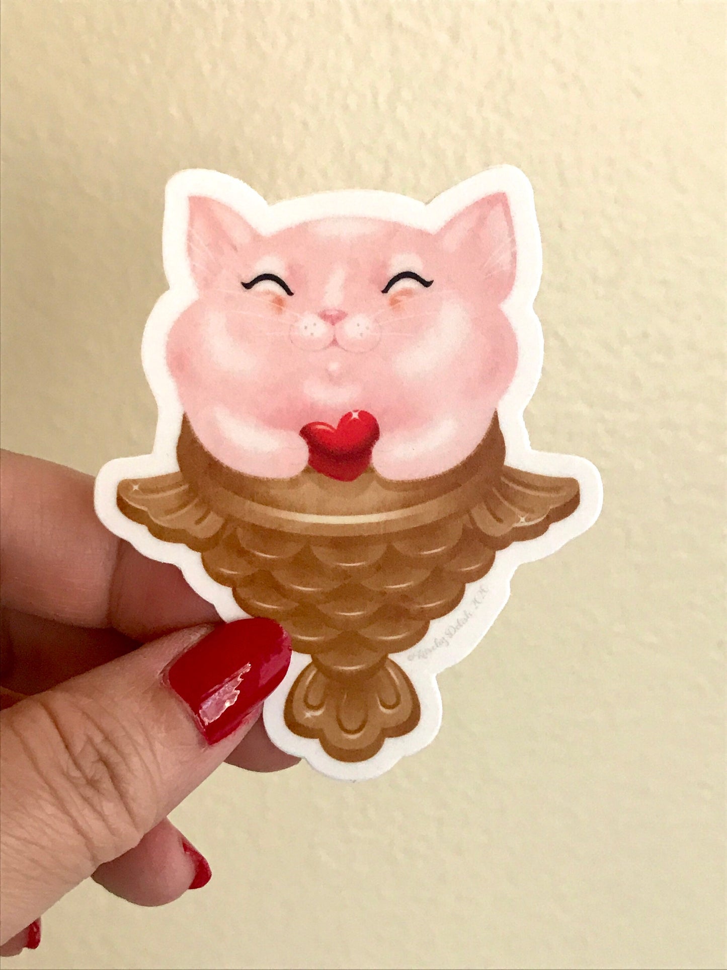 Purrmaid vinyl sticker