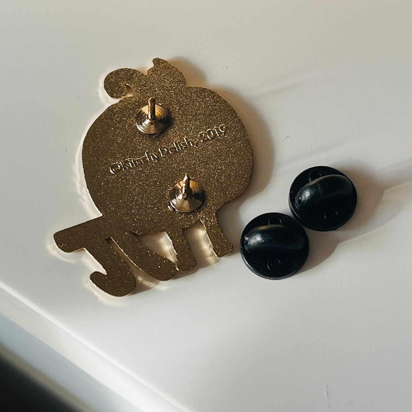 Pumpkin Pi hard enamel pin!