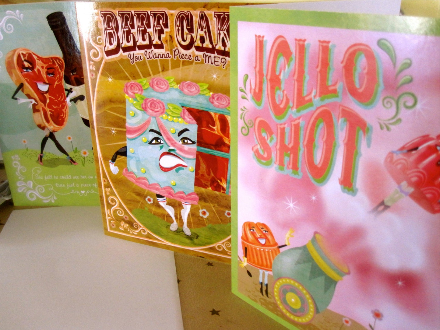 Sun Tease greeting card