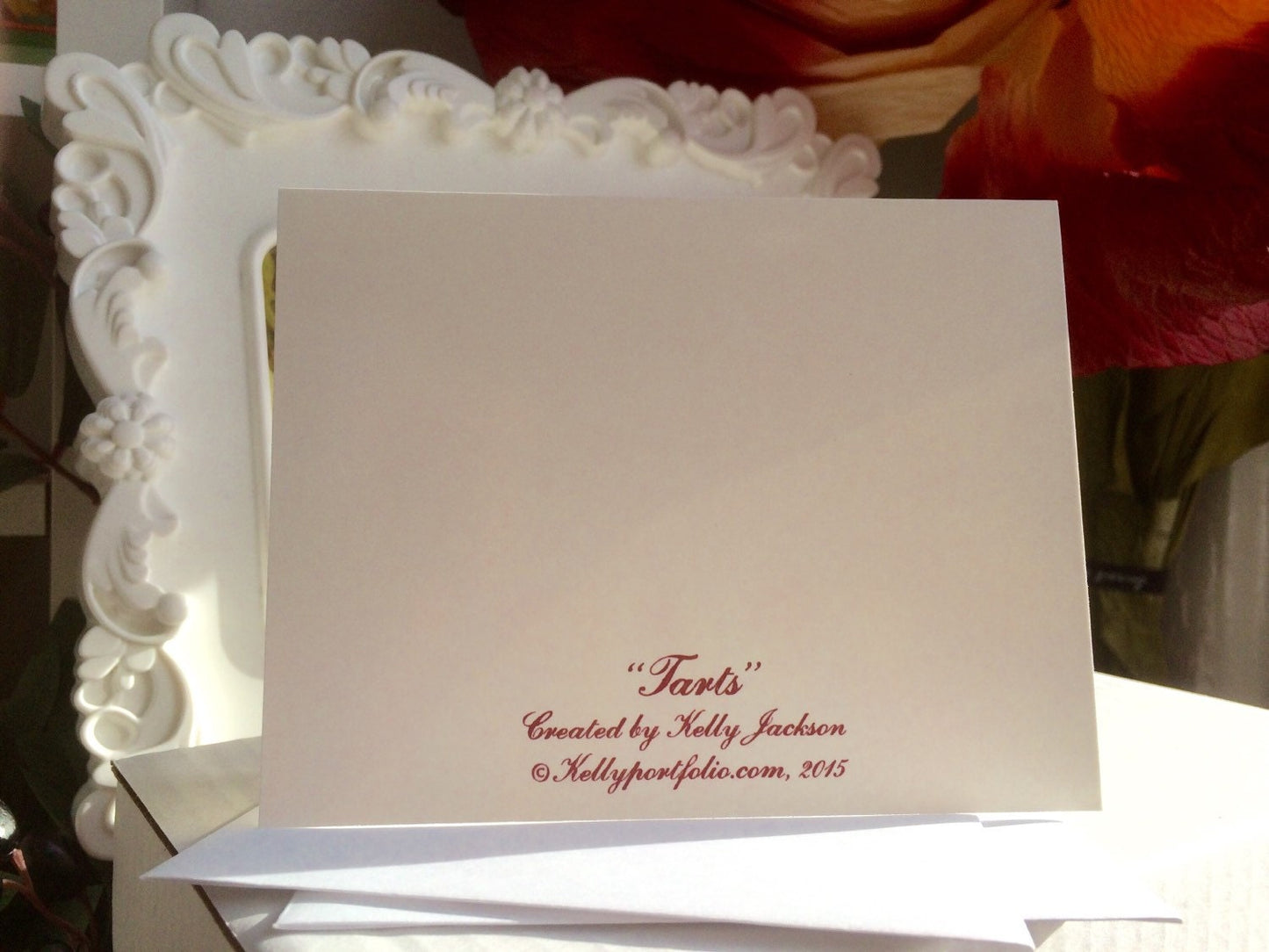 Tarts, Blank Greeting Card
