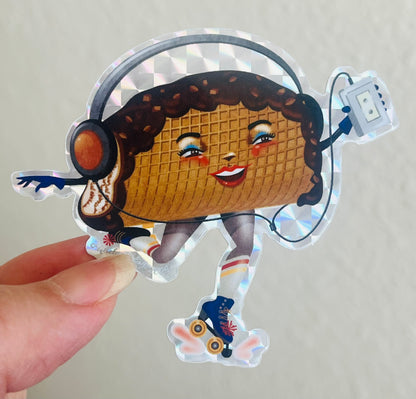 ChocoTaco prismatic sticker