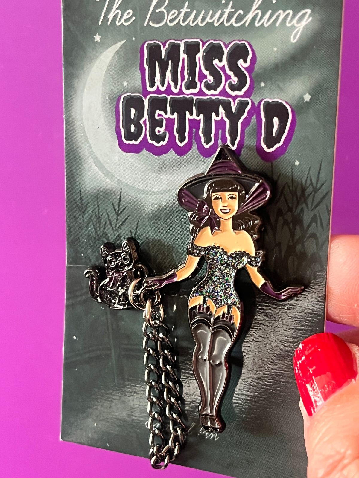 The Bewitching Miss Betty D and her kitty