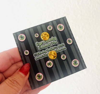 Eye Candy enamel hinge pin