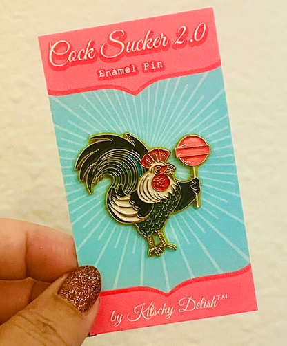 Cock Sucker 2.0! Soft enamel pin