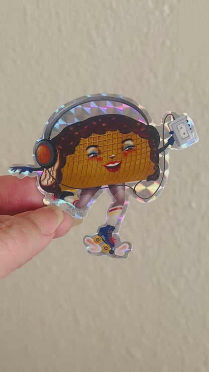 ChocoTaco prismatic sticker