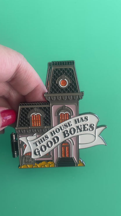 Good Bones enamel pin