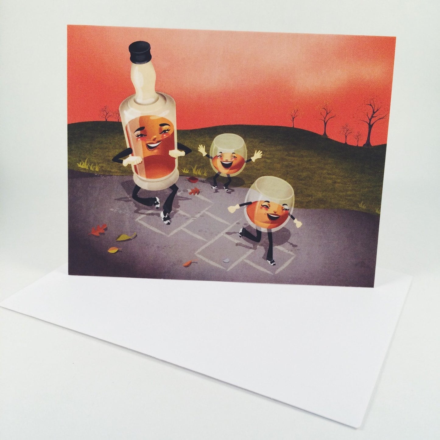 Hop Scotch Greeting Card