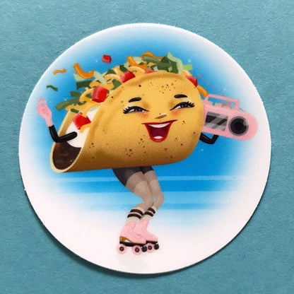 Taco Skate 2” vinyl sticker