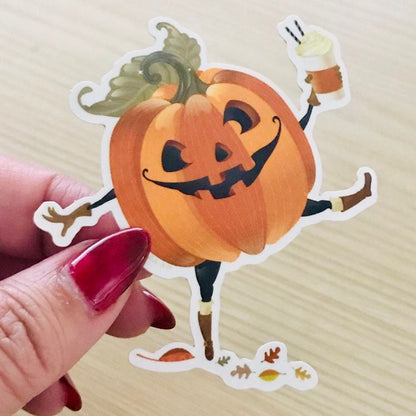 Pumpkin Spice Latte vinyl sticker