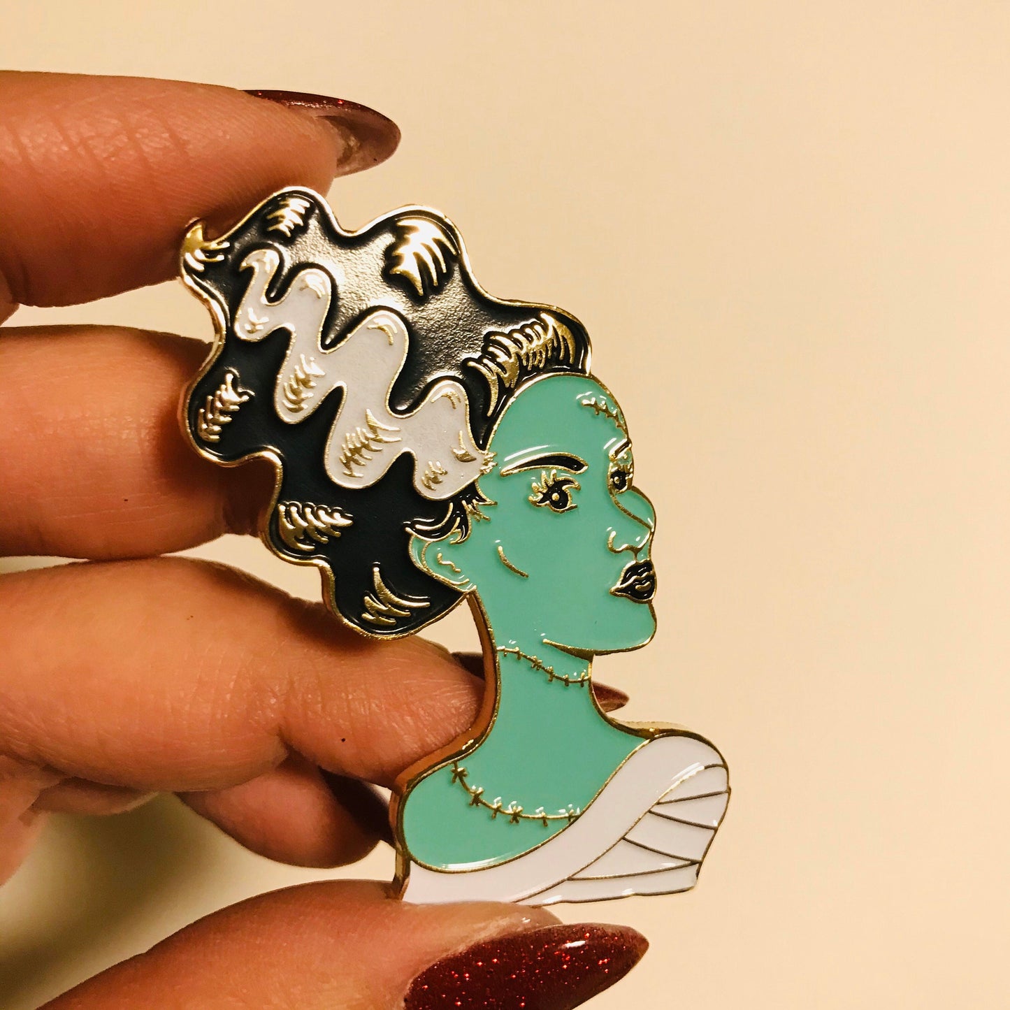 Bride of Frank pin! Glow in the dark